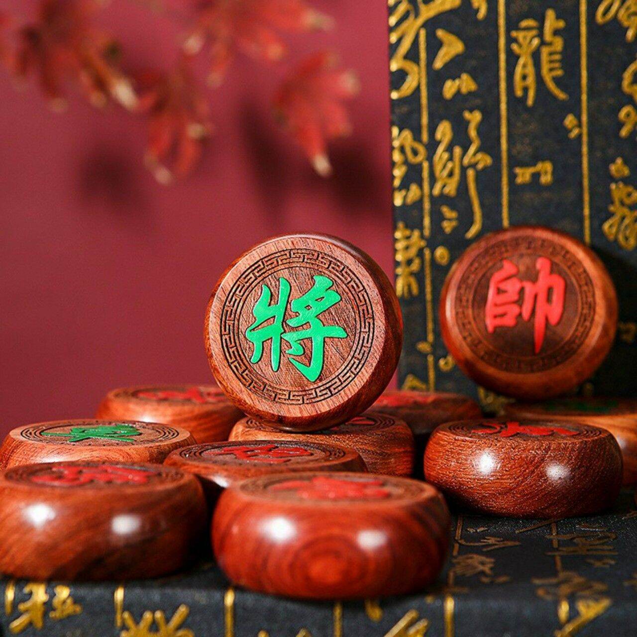 BỘ CỜ TƯỚNG GỖ HƯƠNG 4.8cm