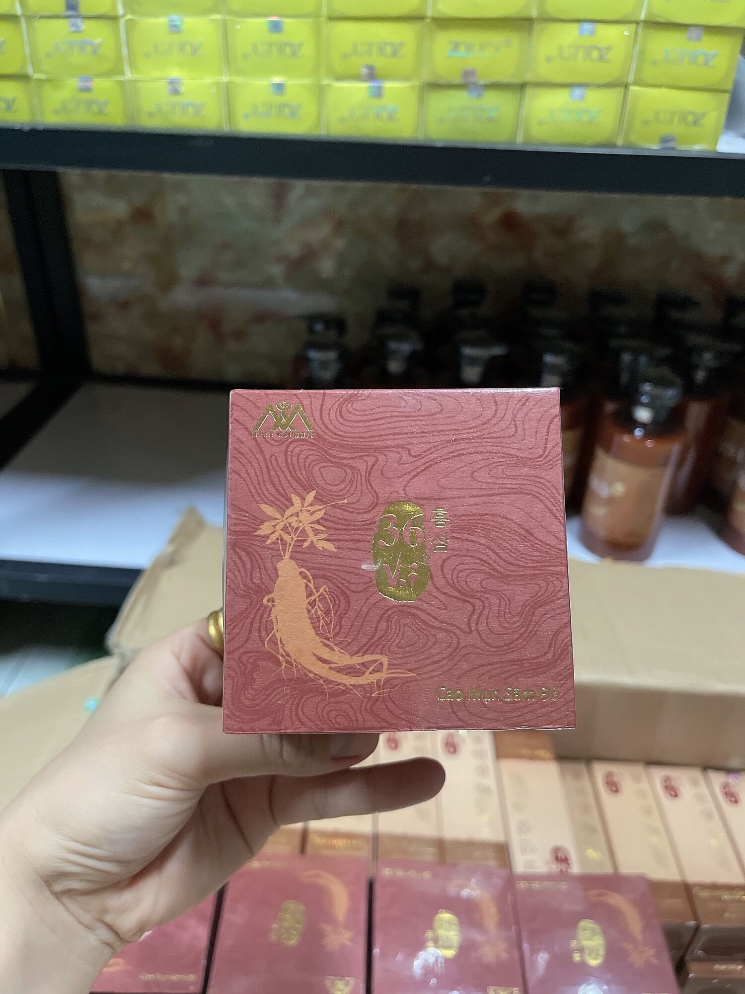 Cao mụn sâm đỏ 36 vị