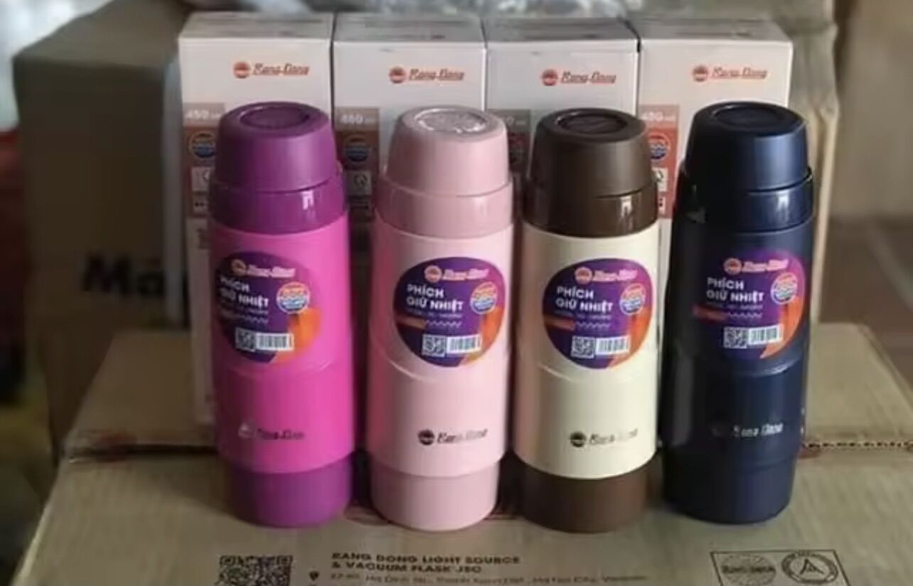 Bình giữ nhiệt-phích giữ nhiệt cá nhân 450ml rạng đông model :rd-04528n2-giữ nóng và giữ lạnh 12tiếng-giao màu ngẫu nhiên-hàng chính hãng-giao màu ngẫu nhiên-đổi trả miễn phí