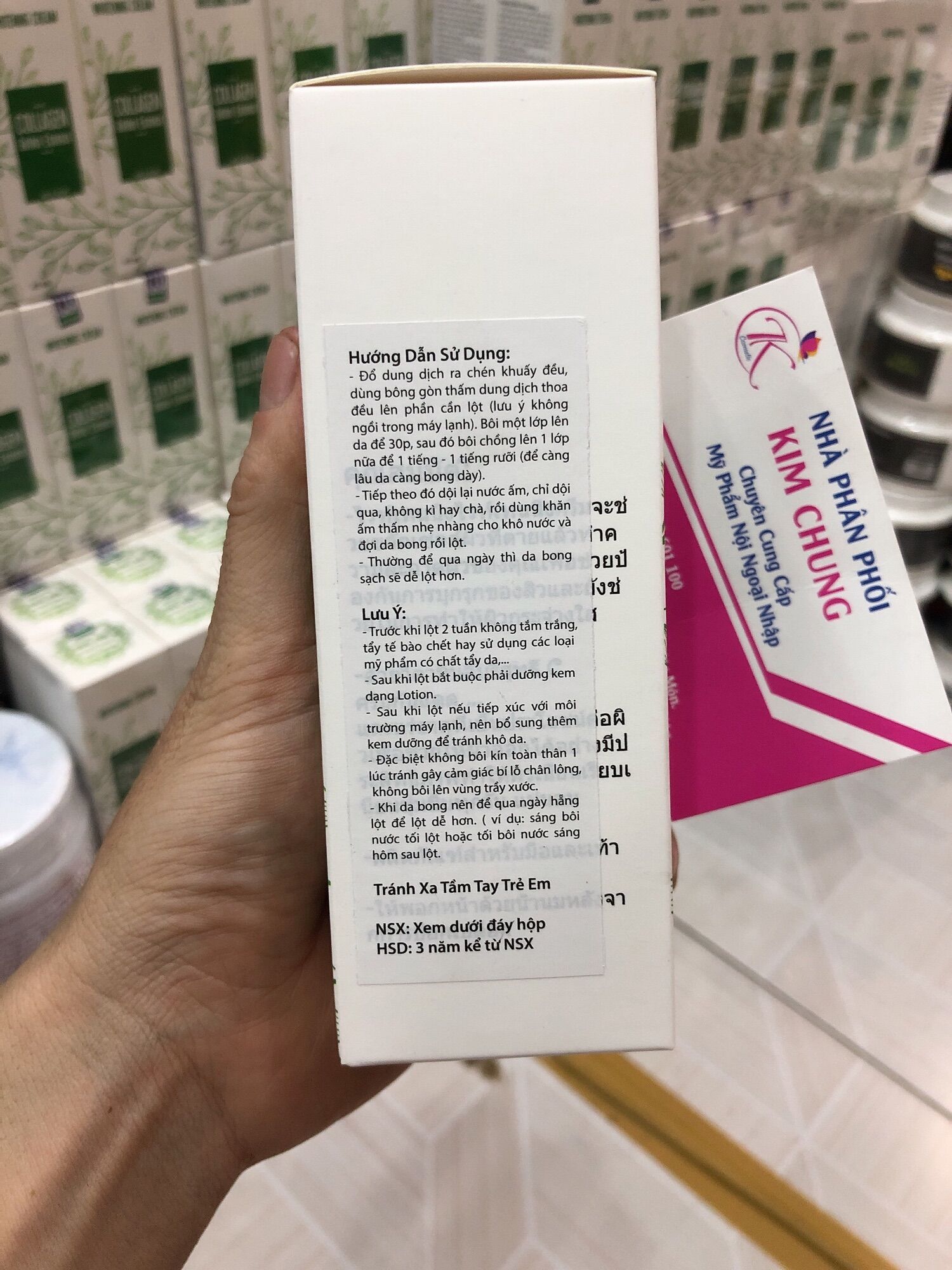 Thay da sinh học, nước lột Thái Collagen 50ml