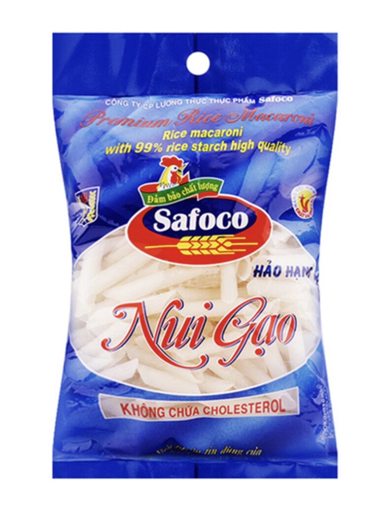 Combo 3 gói nui gạo safoco 400gram