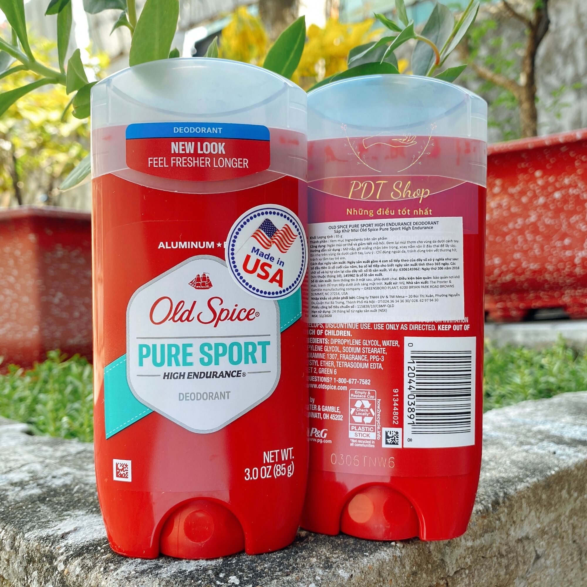 Sáp Khử Mùi Old Spice Pure Sport Chính Hãng Usa