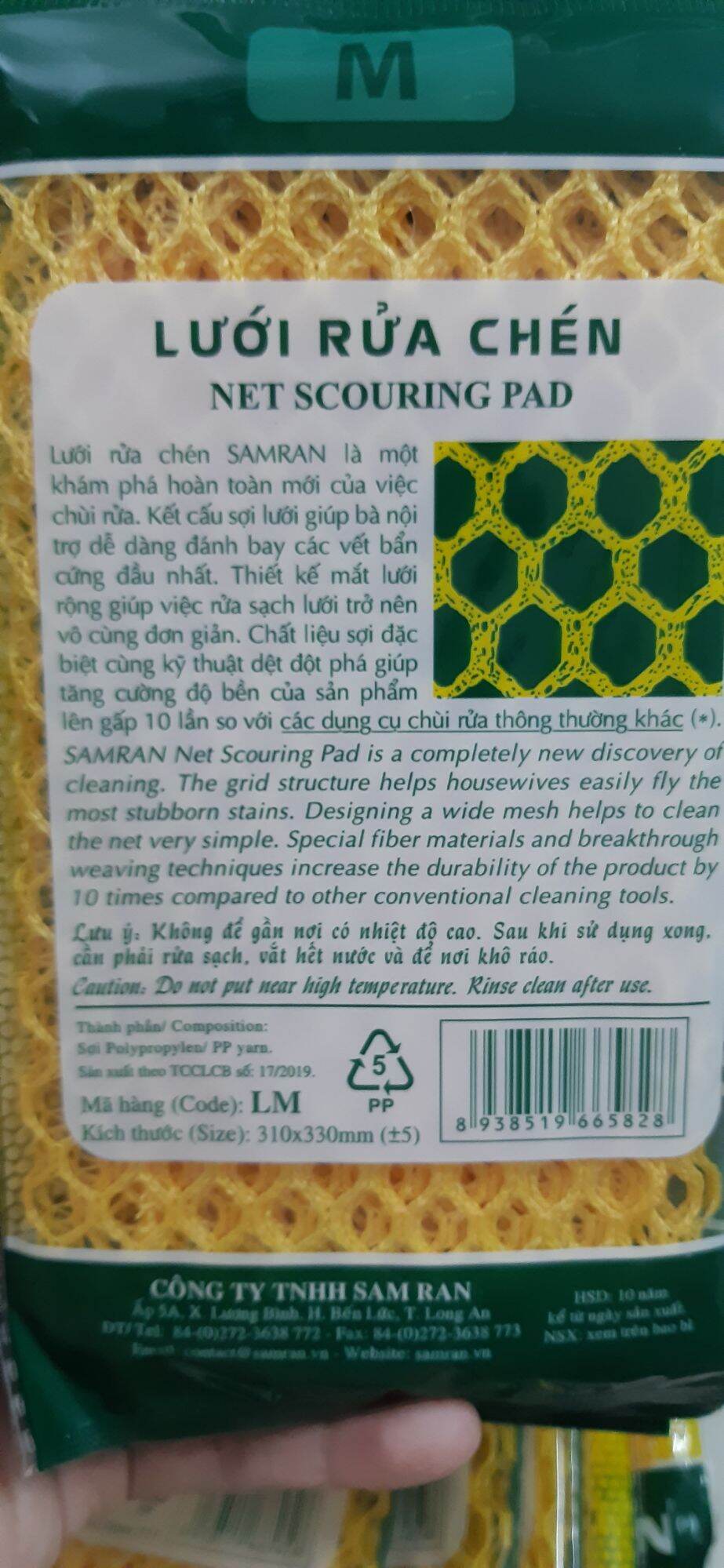 LƯỚI RỬA CHÉN SAMRAN