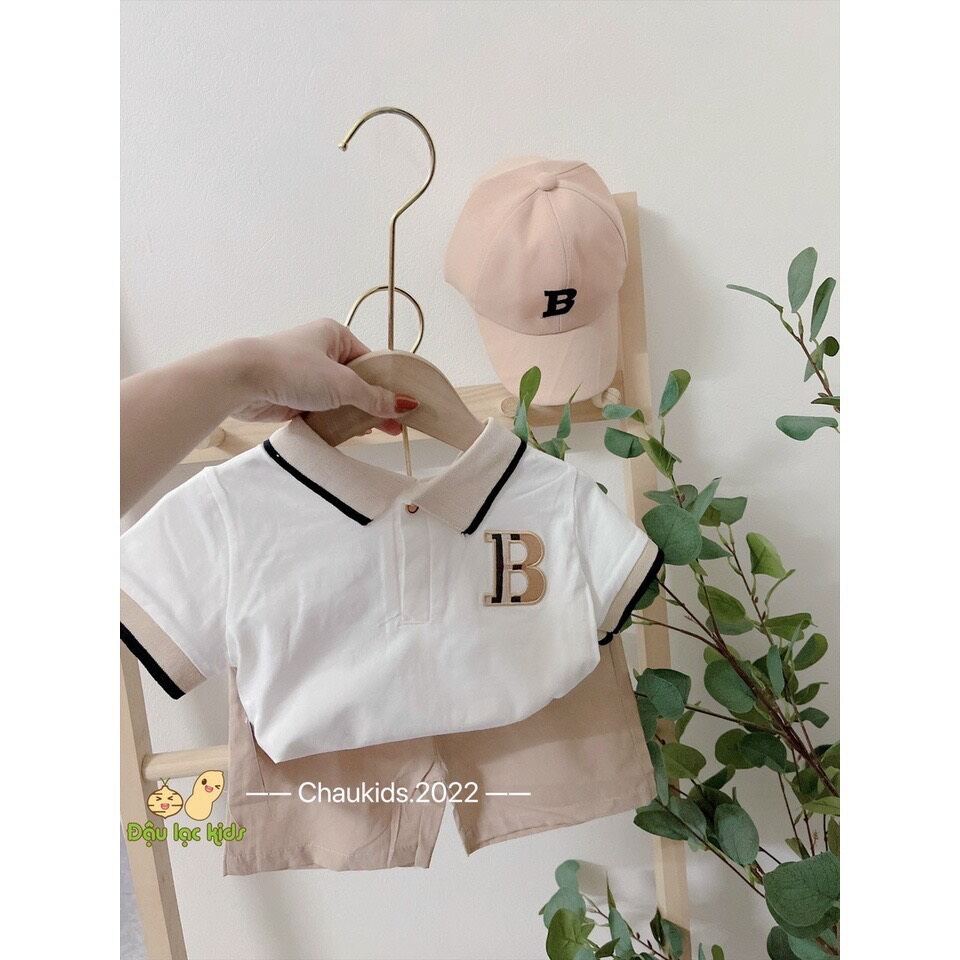 Set bộ áo cotton cho bé trai từ 8 - 25kg