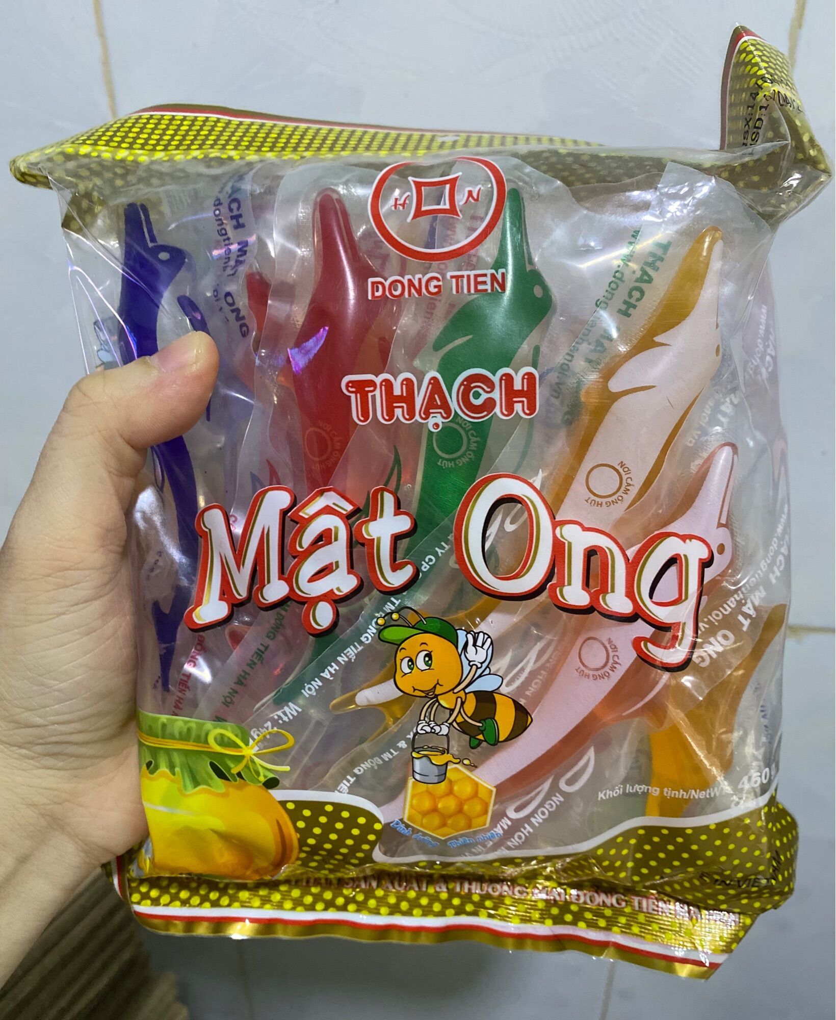 Bịch siêu to rau cau thạch cá heo tuổi thơ
