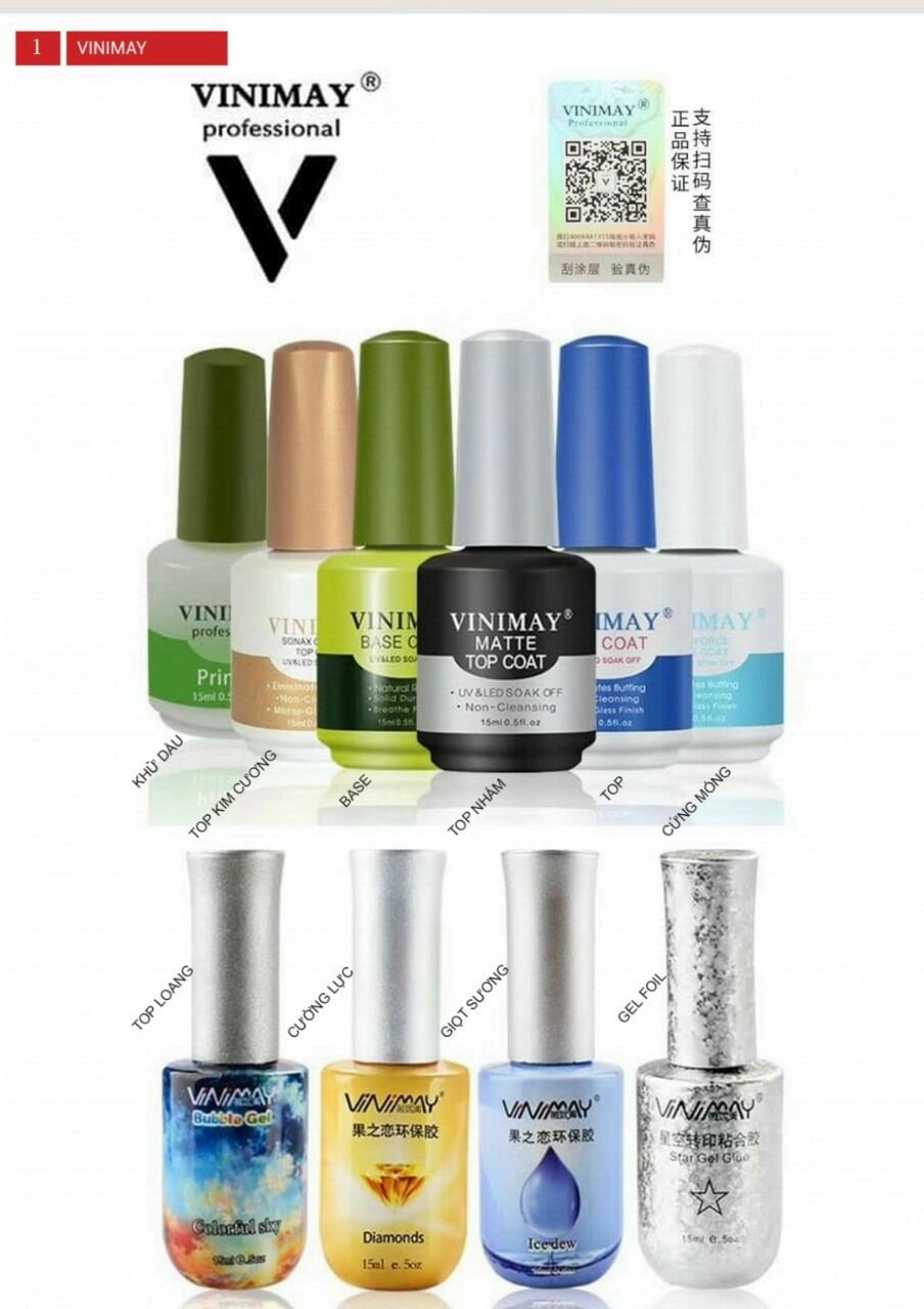 SƠN GEL (VINIMAY) ĐỦ LOẠI 15ml