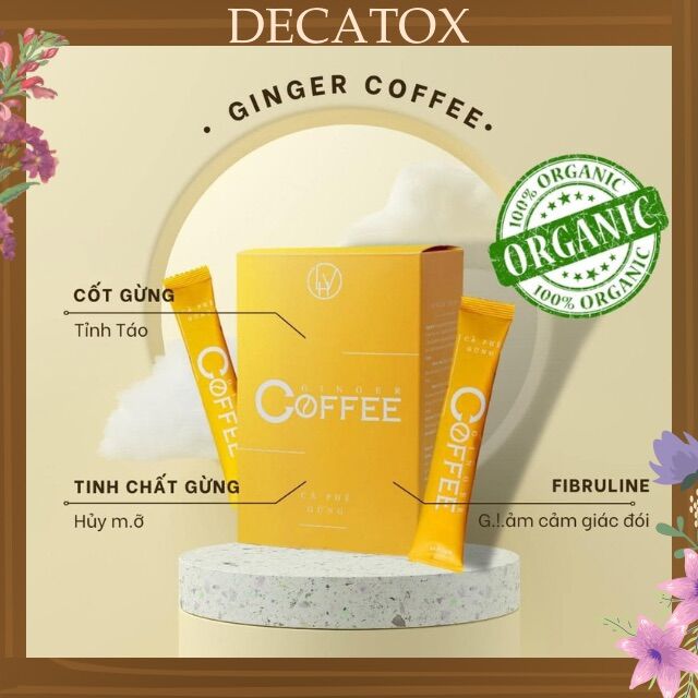 Cà phê gừng giảm cân Ginger Coffee cam kết hàng chính hãng 100%