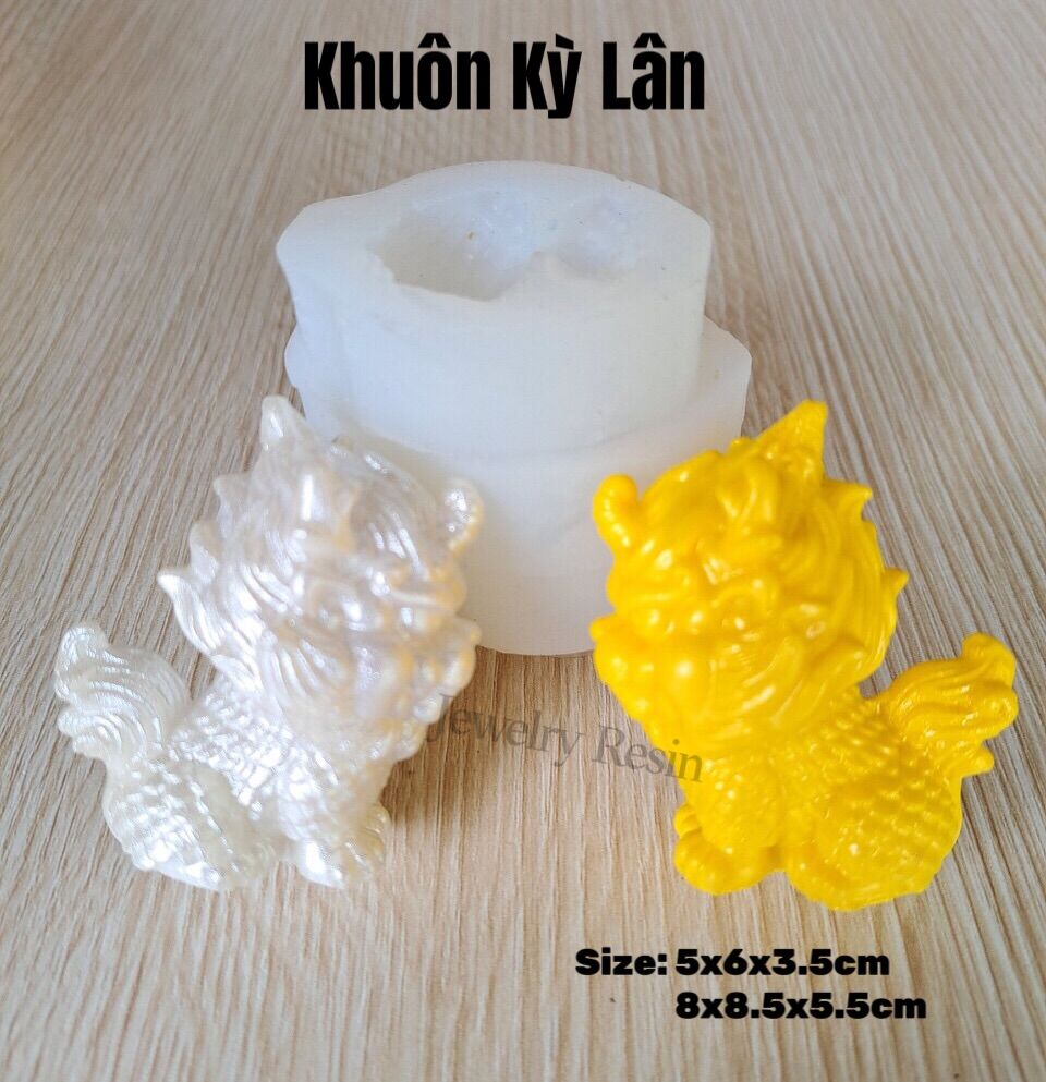 Khuôn kỳ lân , kỳ lân phong thuỷ, khuôn silicone , khuôn epoxy resin, kỳ lân