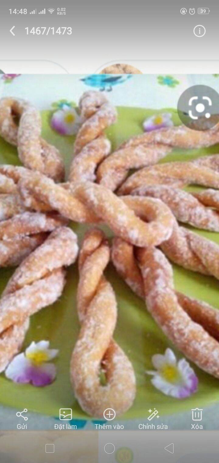 [HCM]bánh quai chèo tuổi thơ.giòn ngọt. 10k/ bịch 100g