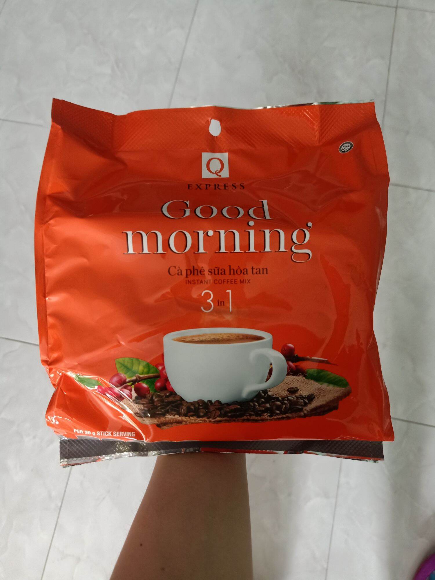 1 Bịch-Cà phê good Morning(24 ống)