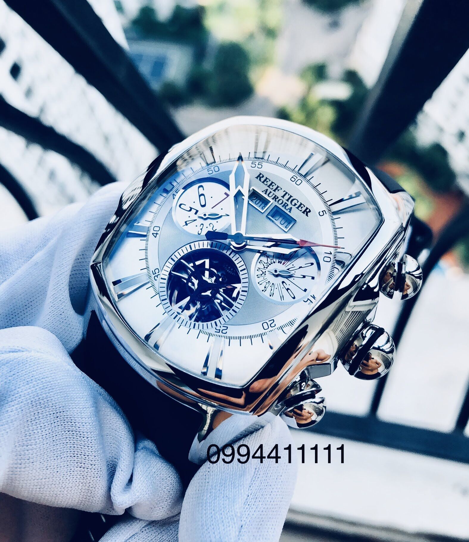 Đồng hồ nam Reef Tiger rga3069 trắng