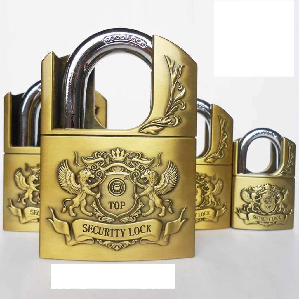 6cm Anti-Cut Double-Locking Lock Padlock Requires a Key to Lock