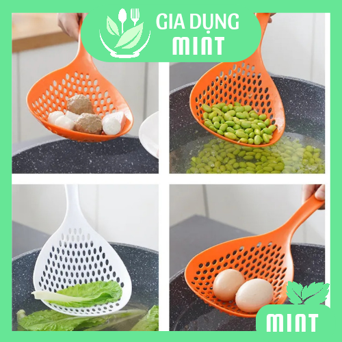 Muôi vớt mì, vớt bún,rau luộc - vá vớt đồ ăn nhà bếp tiện lợi