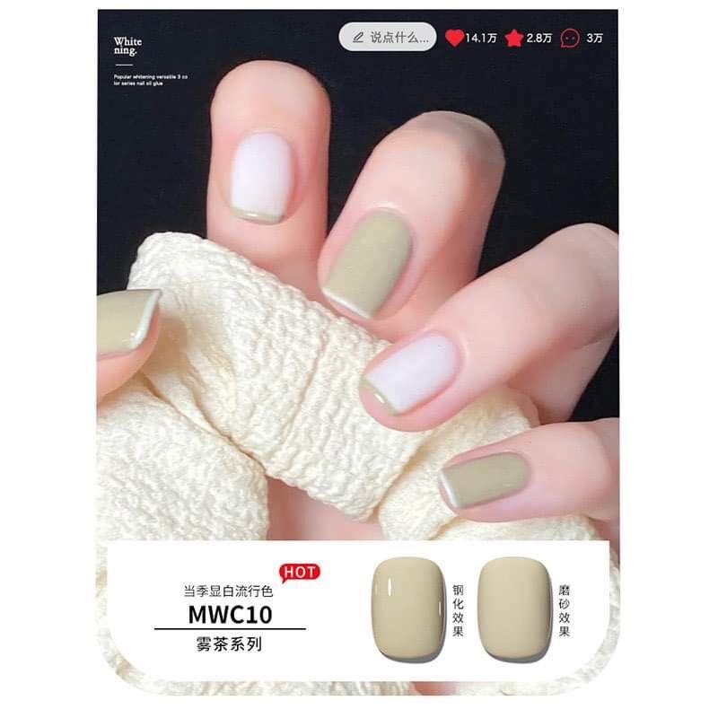 Sơn gel tone màu PASTEL siêu xinh MWC (Mua 10 tặng 1)