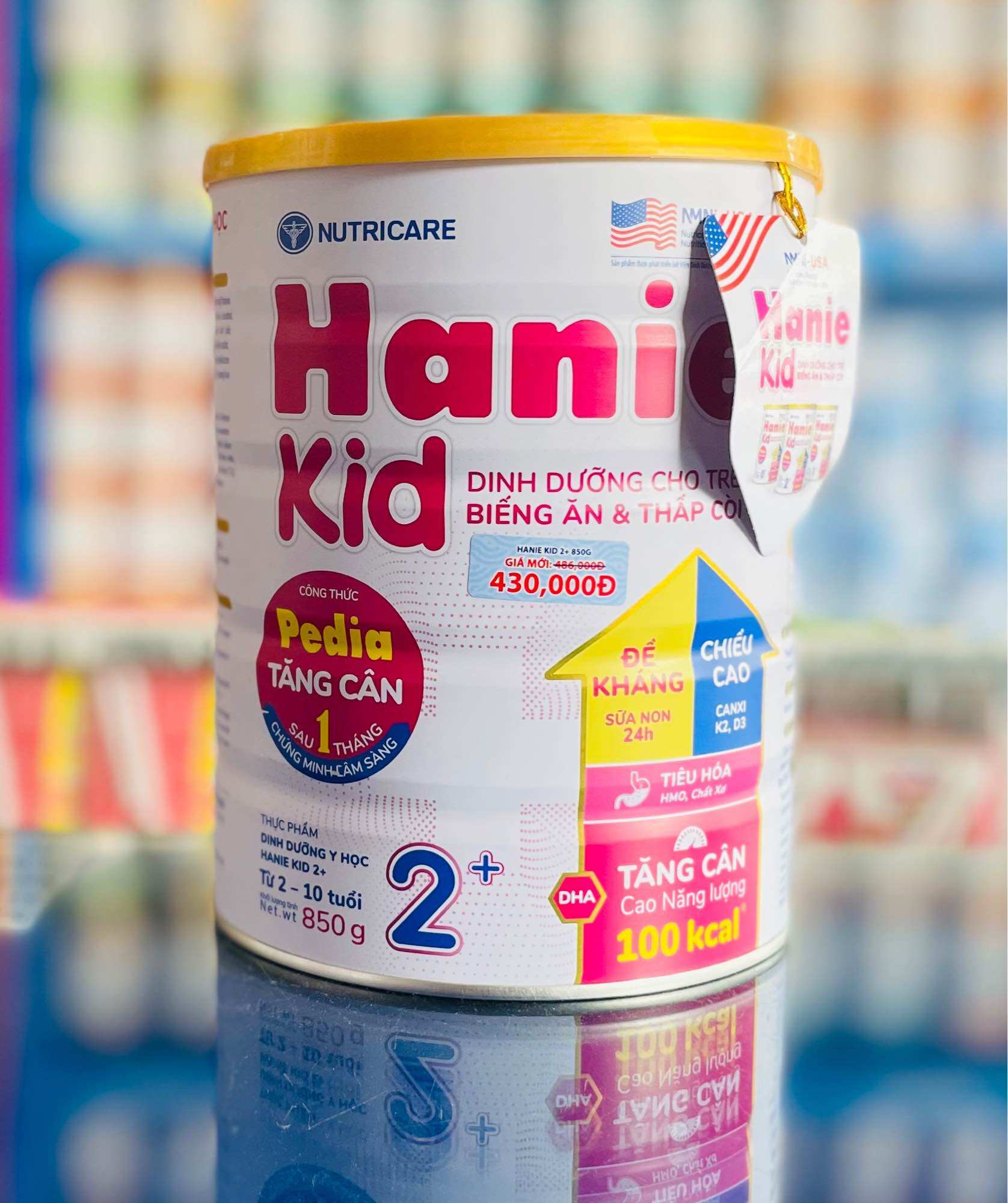 [Combo 2 lon] Sữa bột Hanie kid 1+ 850g