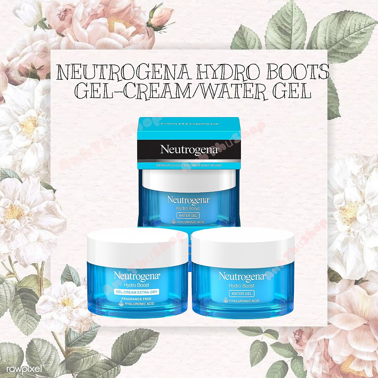 Kem dưỡng cấp ẩm Neutrogena Hydro Boost Water Gel - Da Dầu