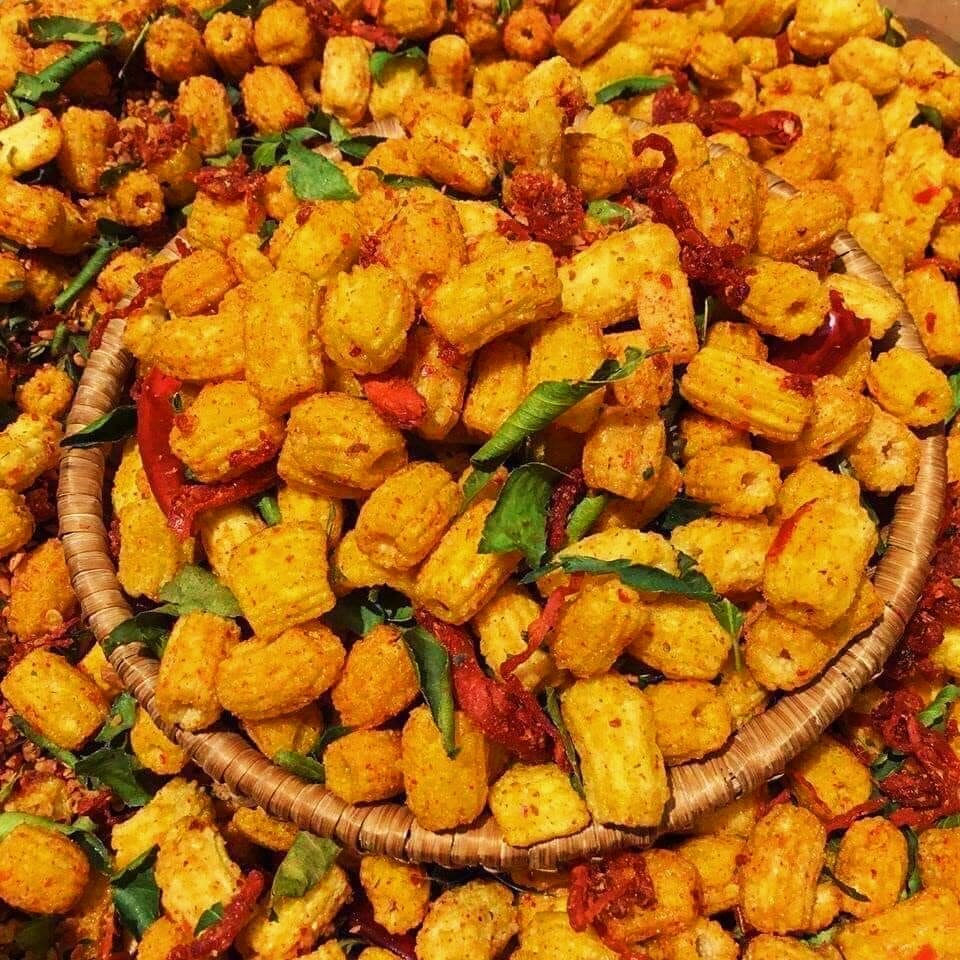 1kg nui sấy bò lá chanh loại 1