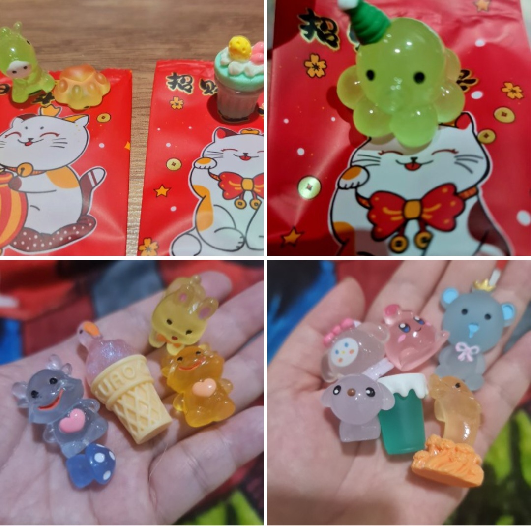 Túi mù mô hình đồ chơi phát sáng trong đêm
