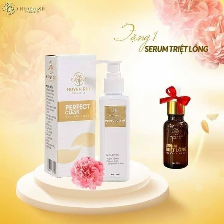 Combo kem tẩy lông và serum Huyền Phi