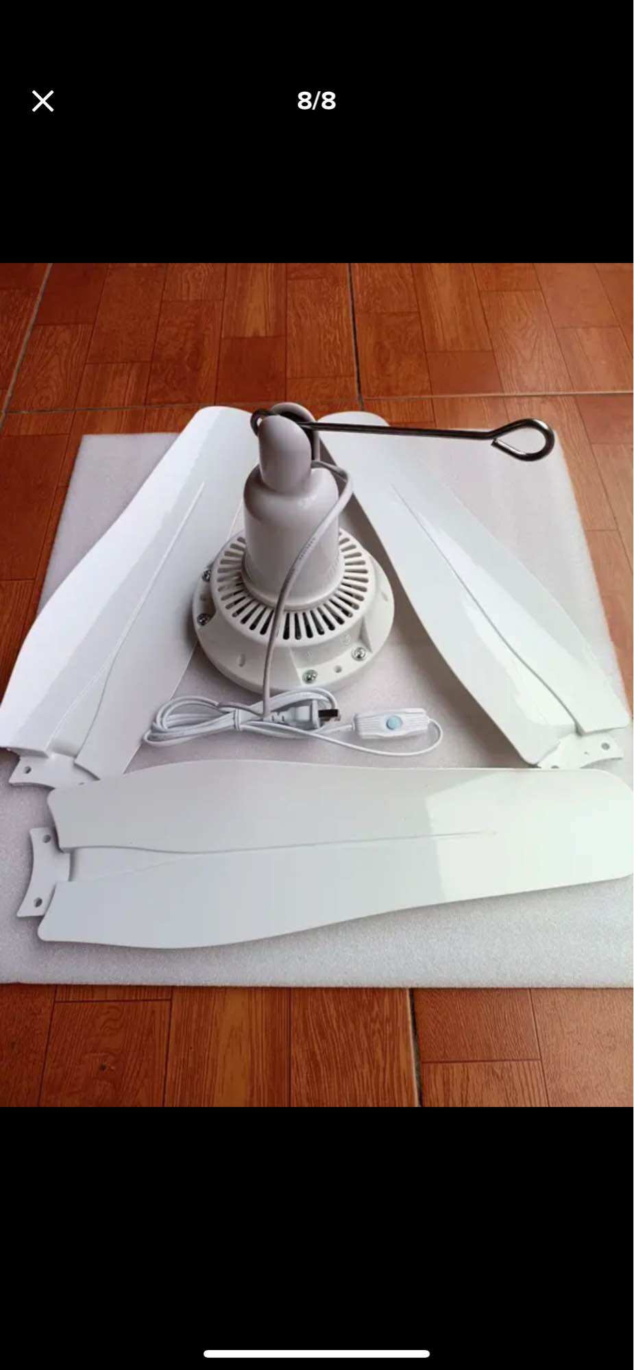 Quạt trần mini 3cánh 1050 mẫu mới siêu mát
