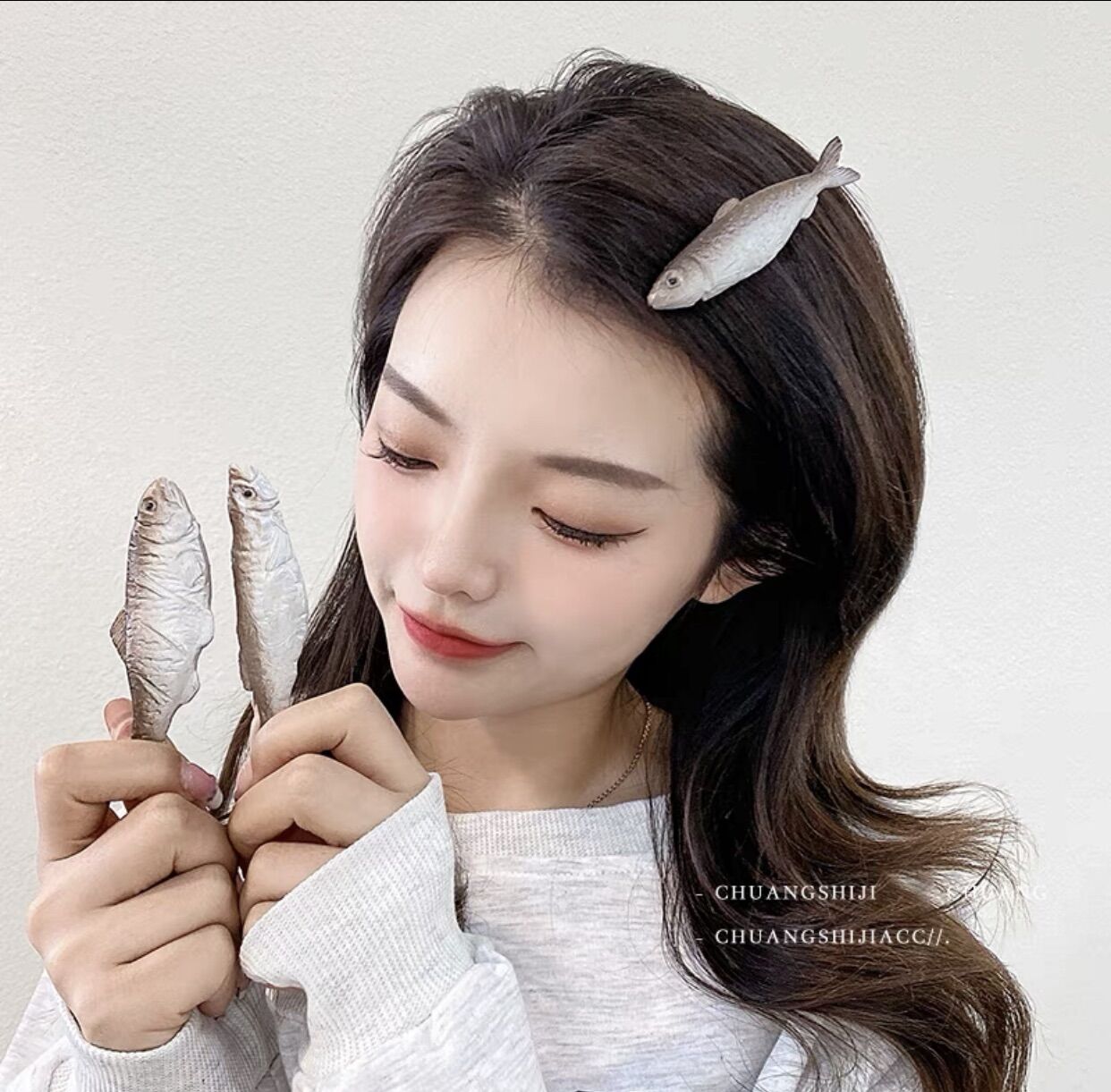 Kẹp tóc hình con cá dễ thương