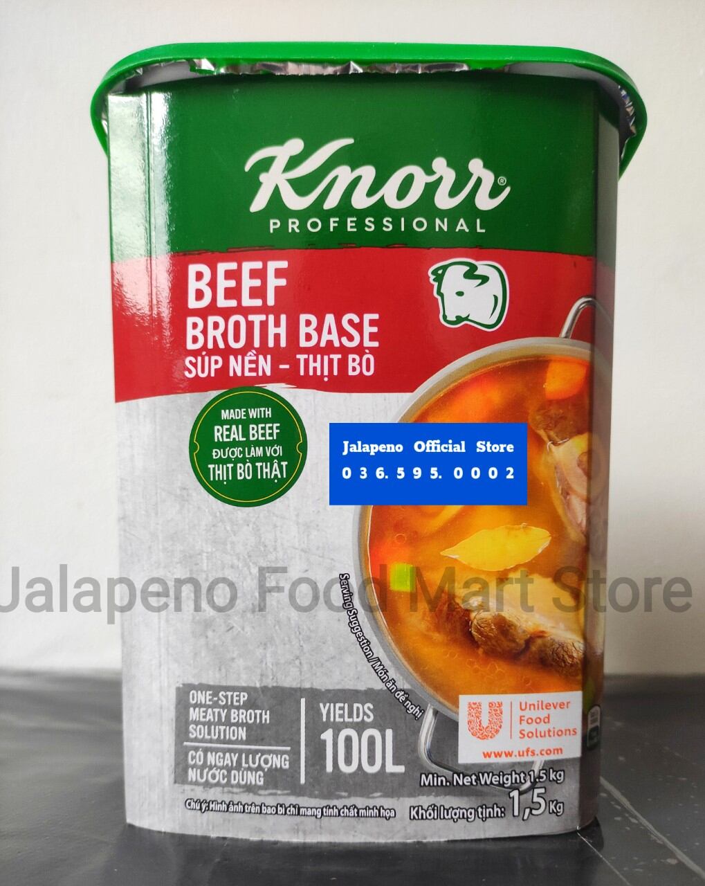 Bột gia vị knorr súp nền thịt bò 100 gram