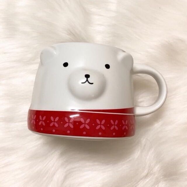 |CHÍNH HÃNG| LY SỨ GẤU STARBUCKS CHRISTMAS ĐÀI LOAN