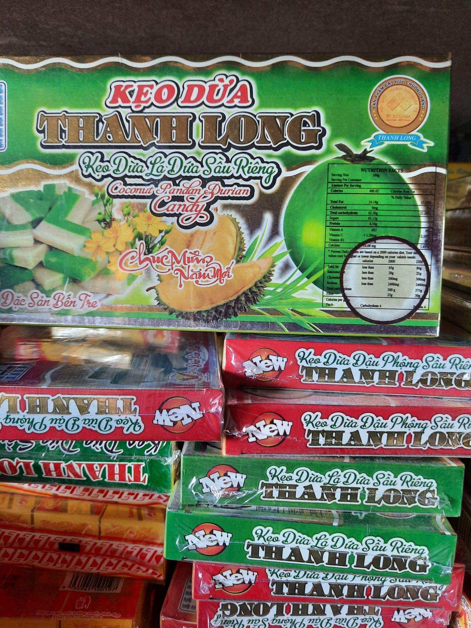 hộp kẹo dừa Bến Tre 500gr