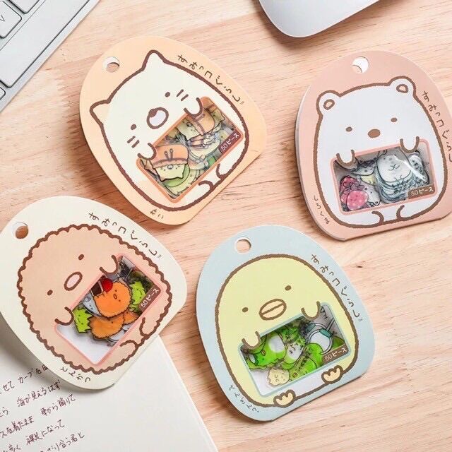 Túi sticker 50 miếng đan trang trí