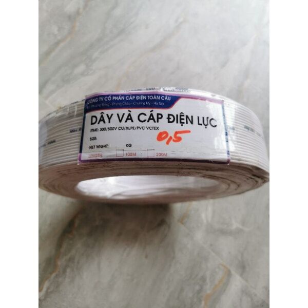 Dây điện súp 2x0.5 lõi đồng-giá 1 mét