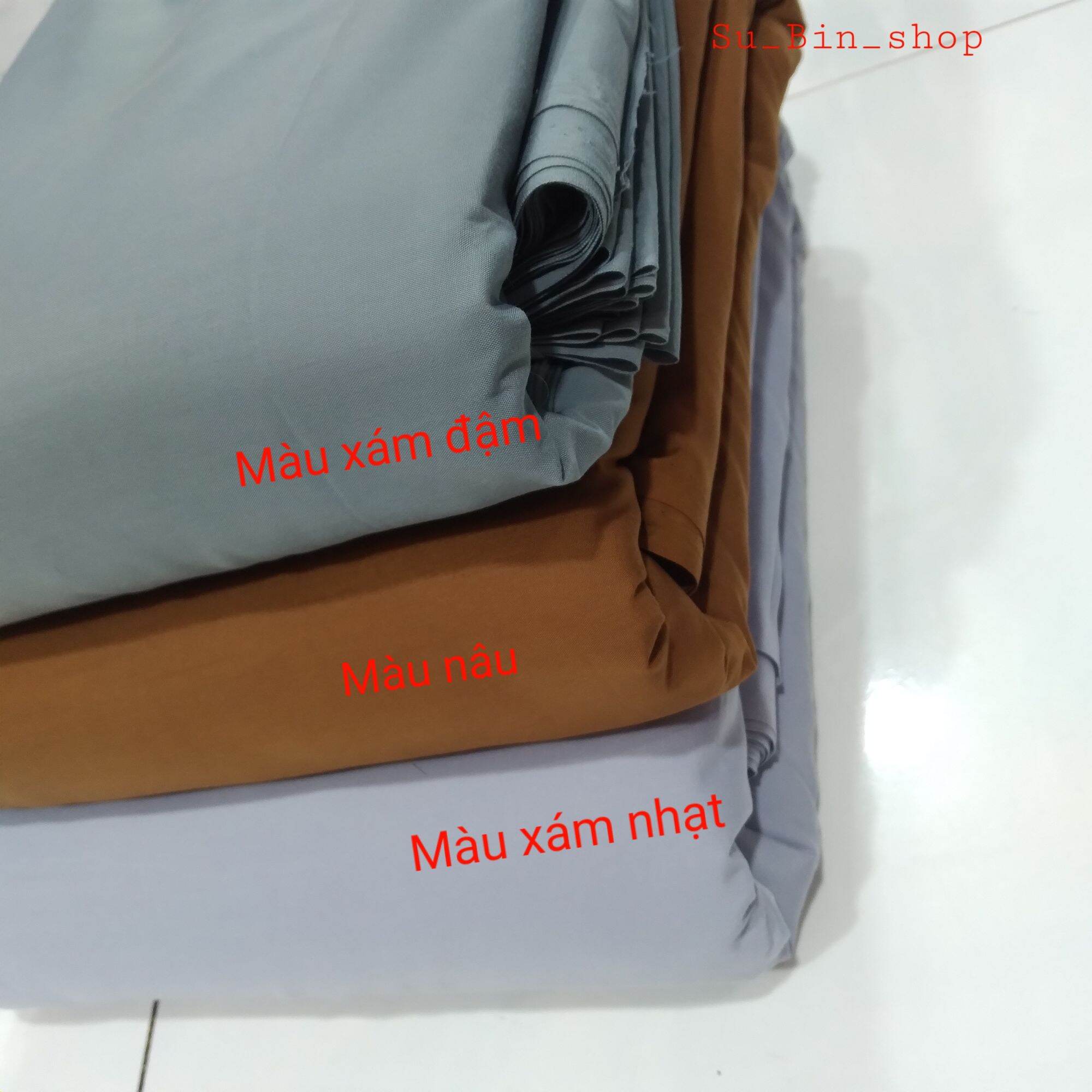 Vải kate silk may đồ đi chùa