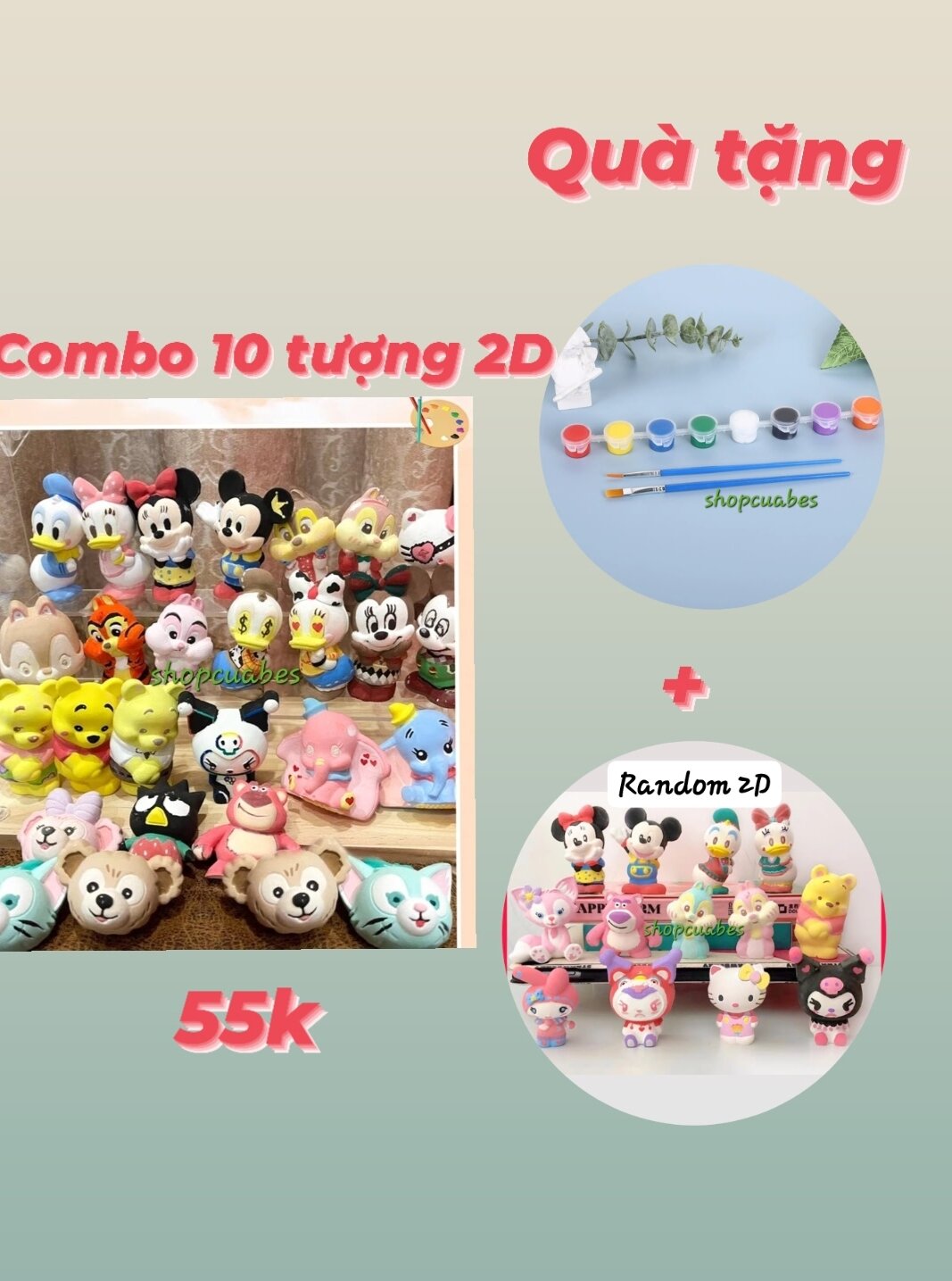 combo tượng ngẫu nhiên