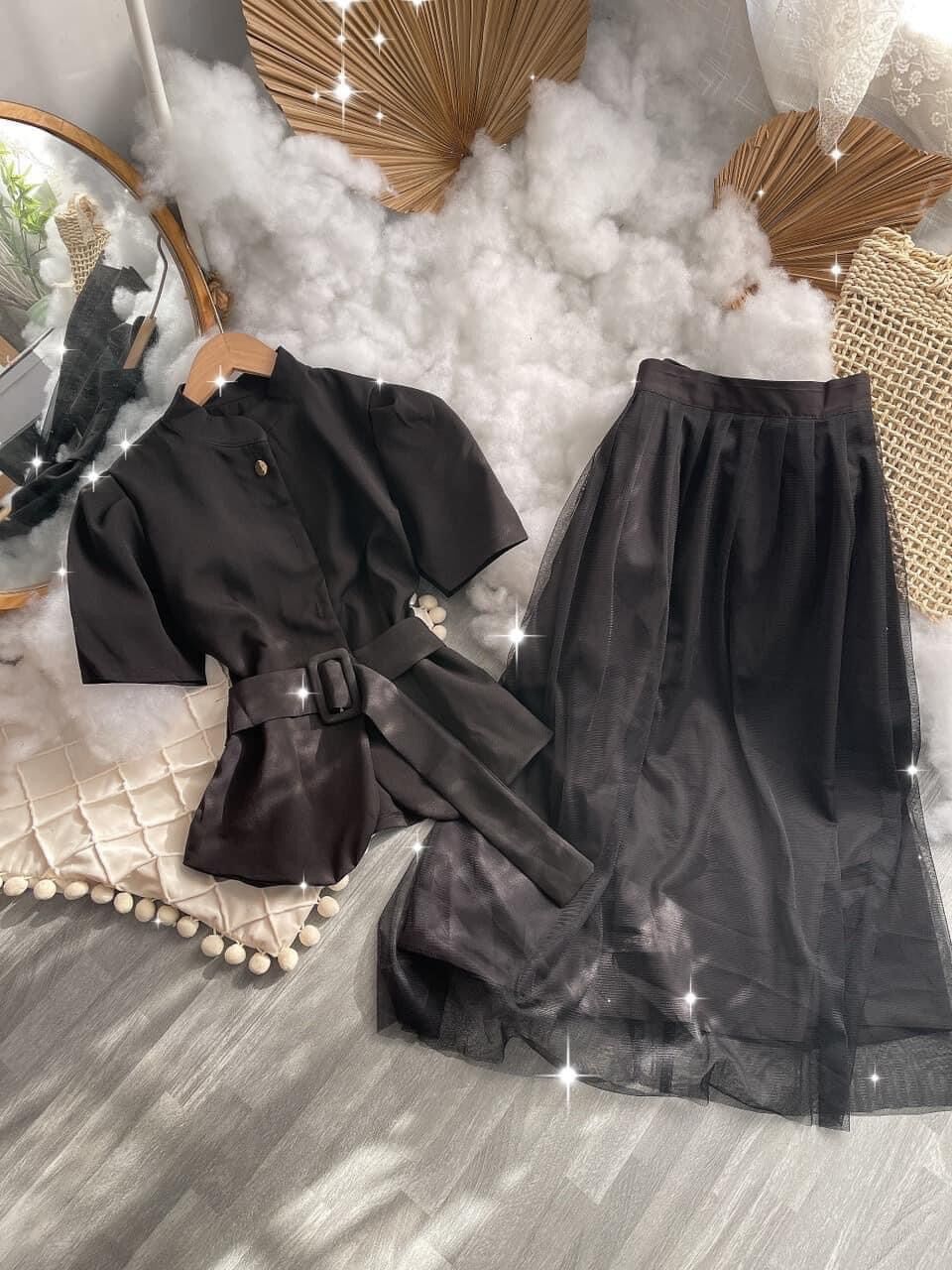 Set 2 chi tiết tiểu thư thanh lịch và sang trọng