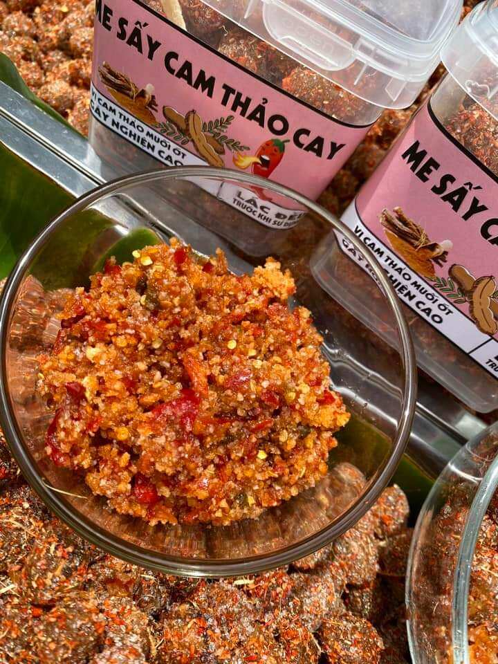 Me sấy cam thảo cay 500g
