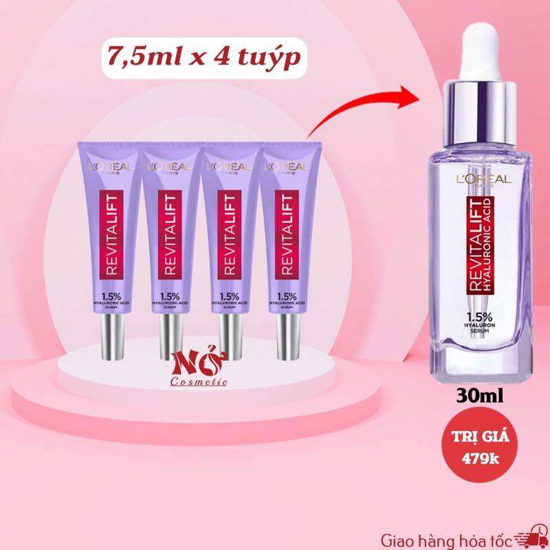 Serum siêu cấp ẩm sáng da L'Oreal Paris Hyaluronic Acid 1.5% 30ml