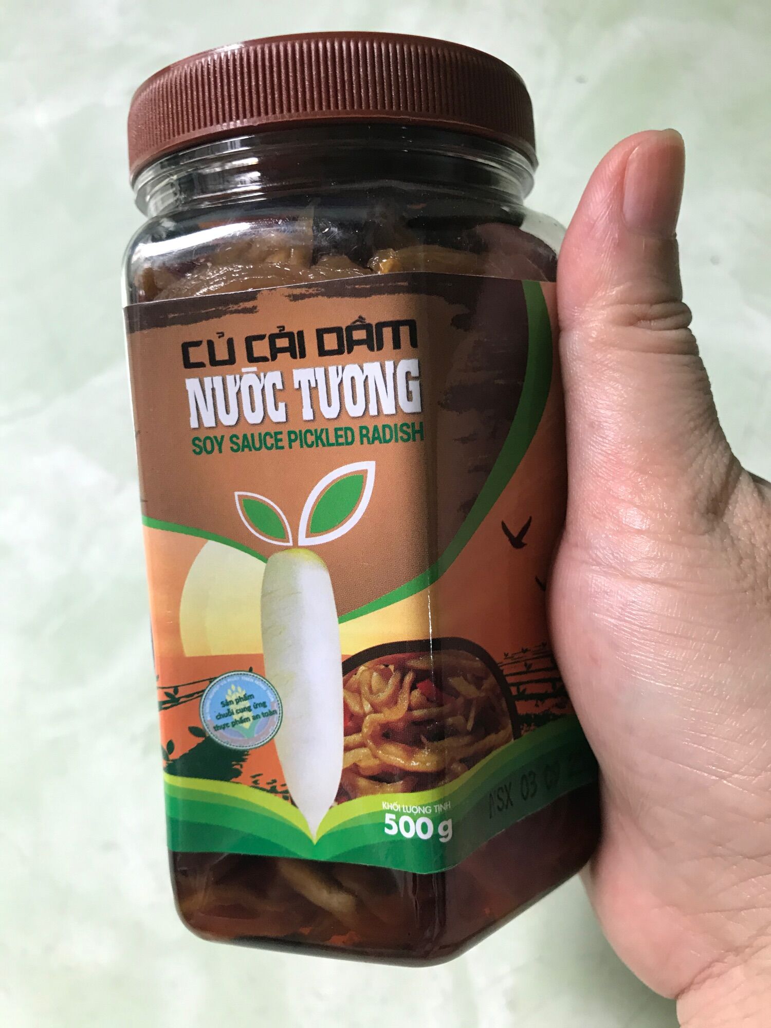 Củ cải ngâm nước tương Gò Công - 500gr