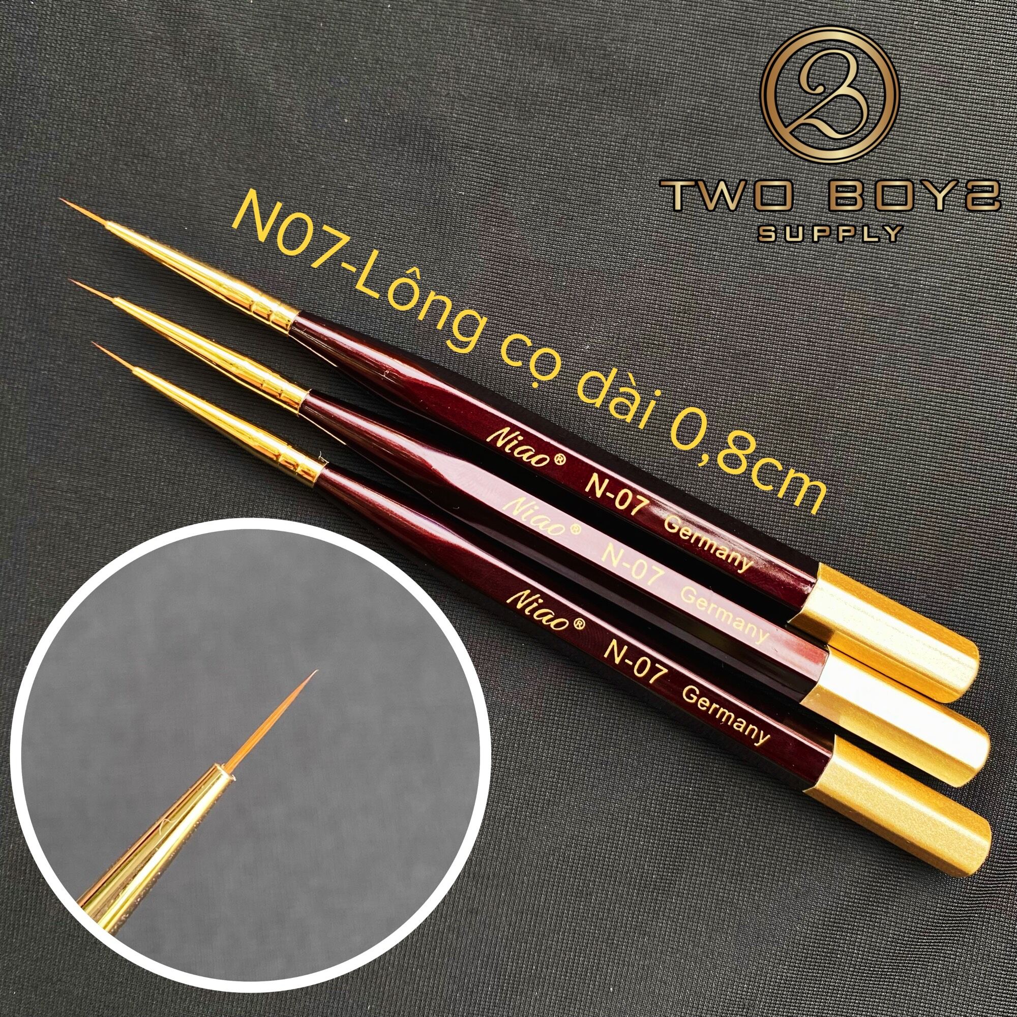 Bút vẽ nét Niao,Cọ nét vẽ móng nail siêu mảnh niao,vẽ ren gel,kẻ nét thằng