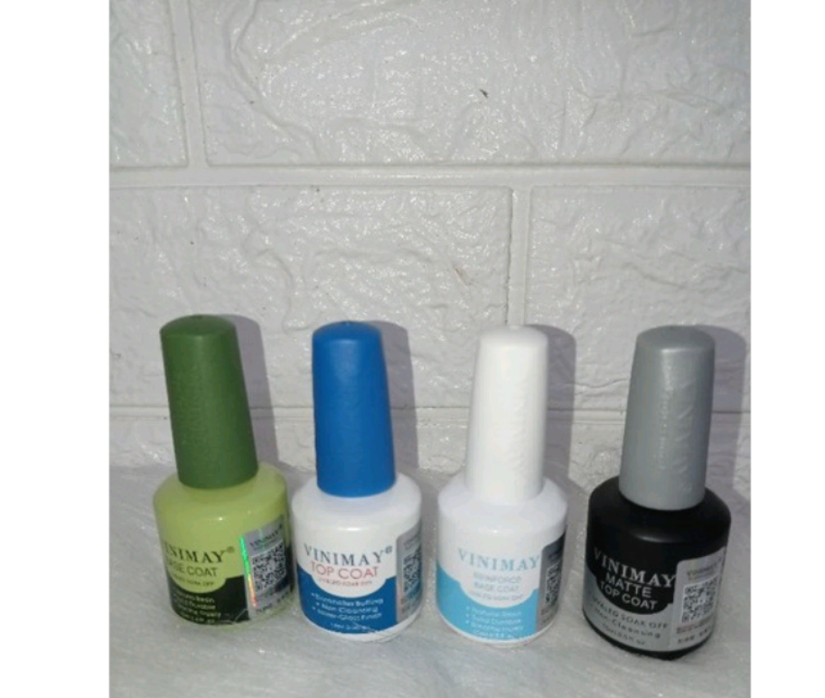 Sơn gel Base, top bóng, cứng móng, top lì Vinimay