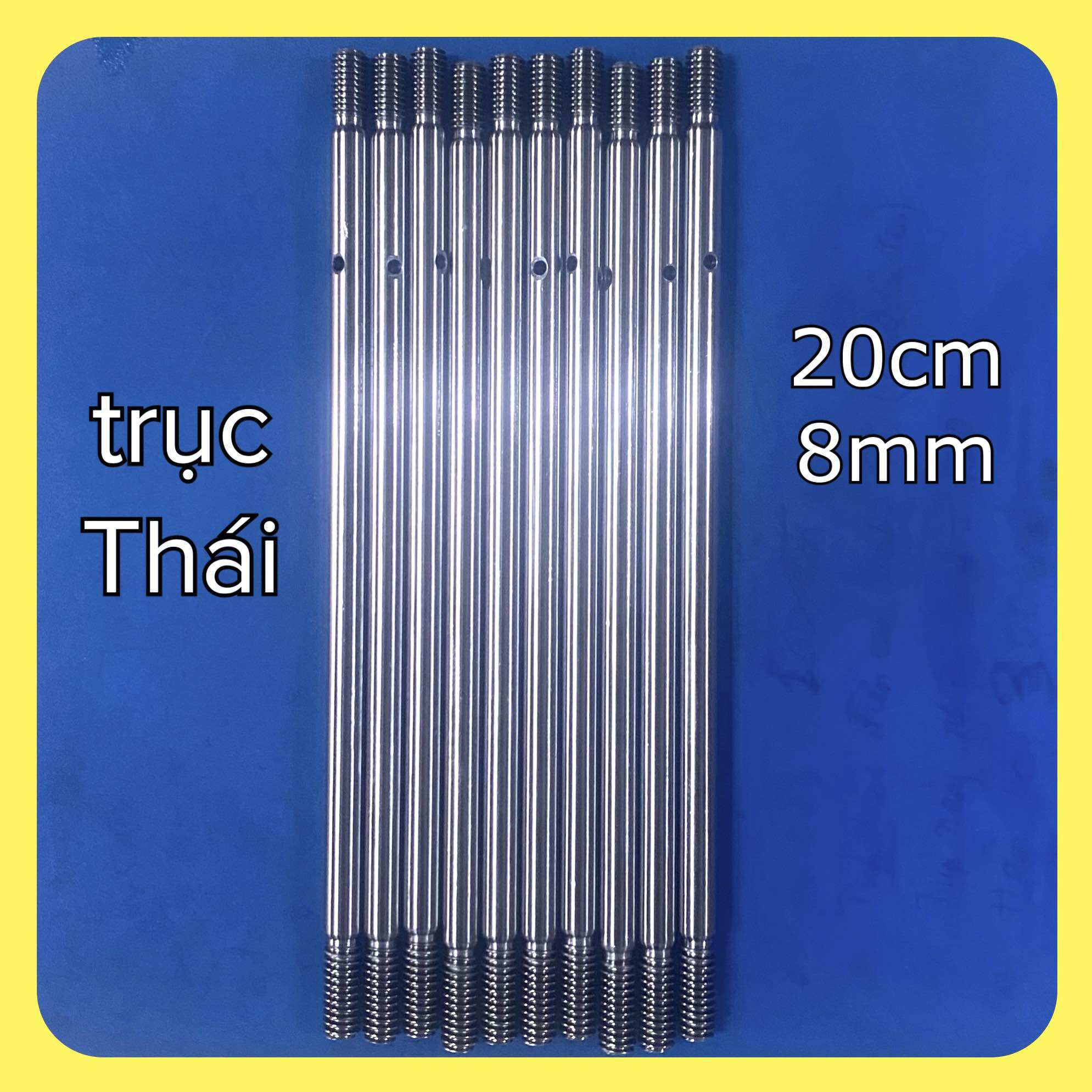 10 bộ trục quạt thái 20cm kèm bạc