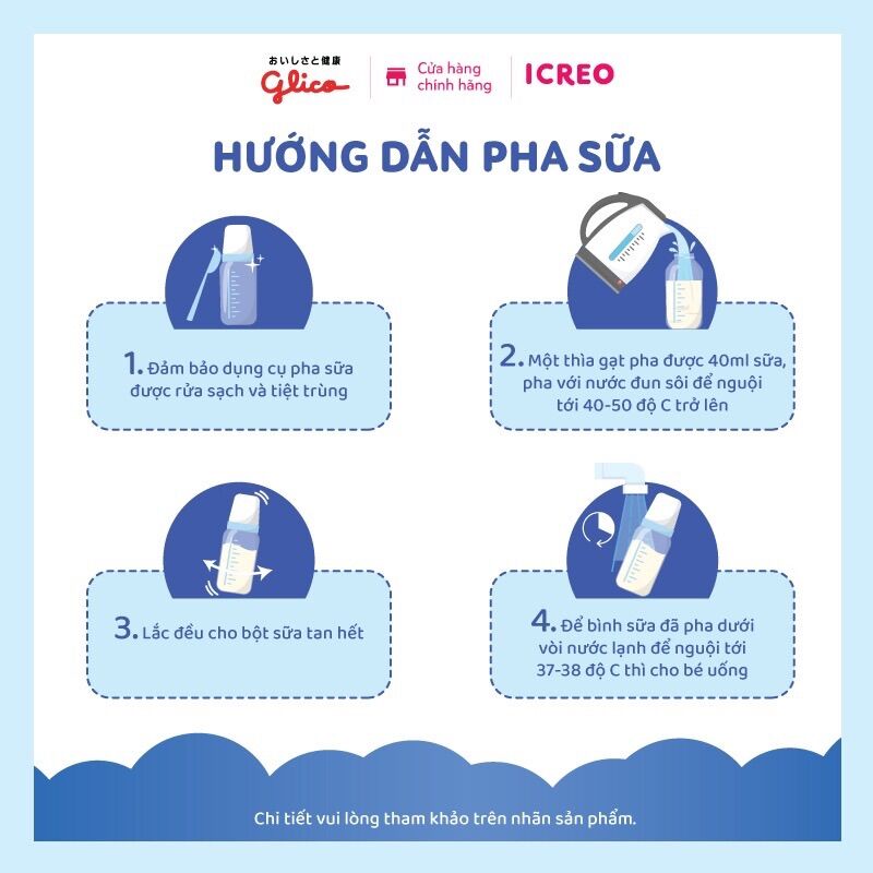 Sữa bột glico nội địa nhật số 01 800g date 12/2023