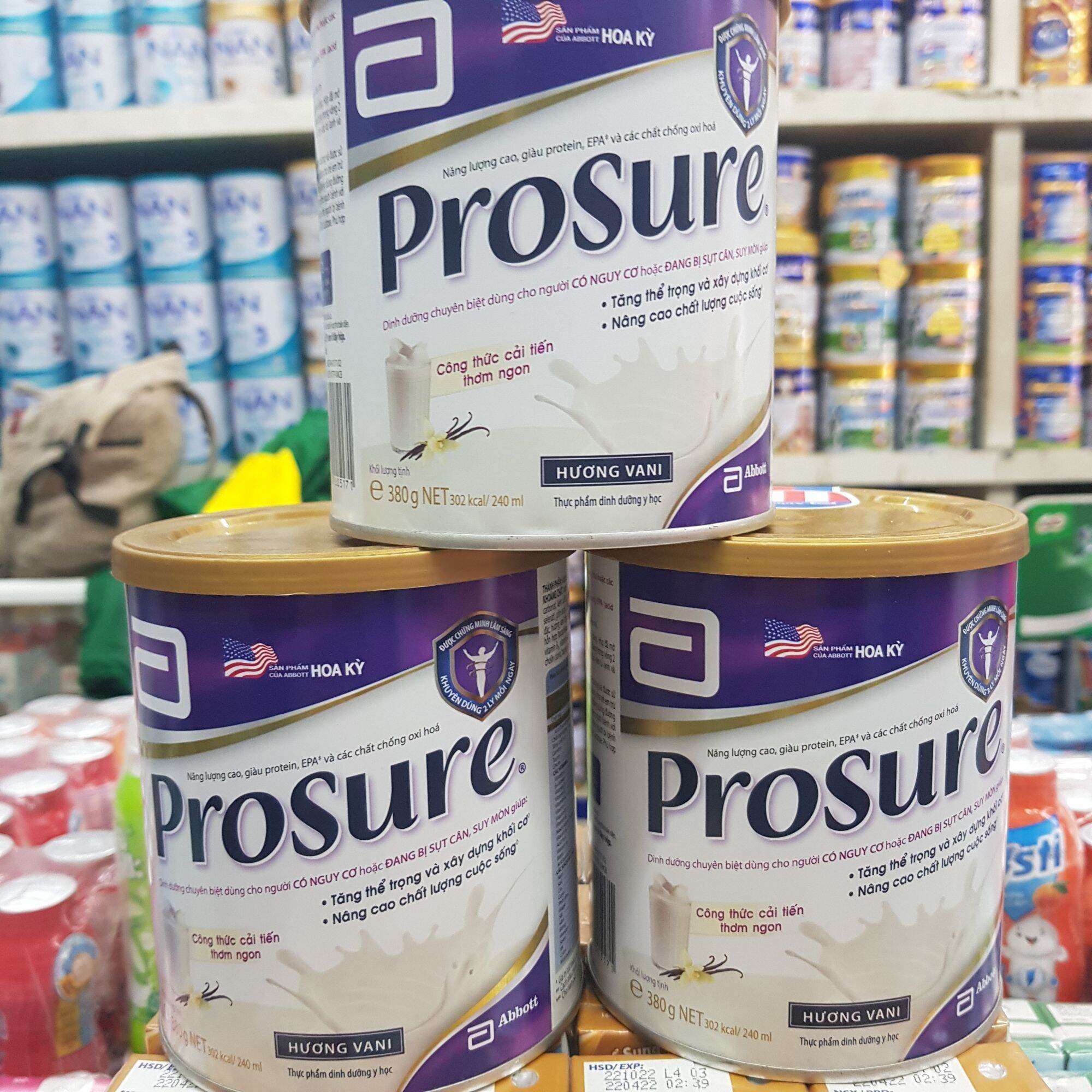 Sữa bột dành cho người bệnh ung thư Prosure 380g