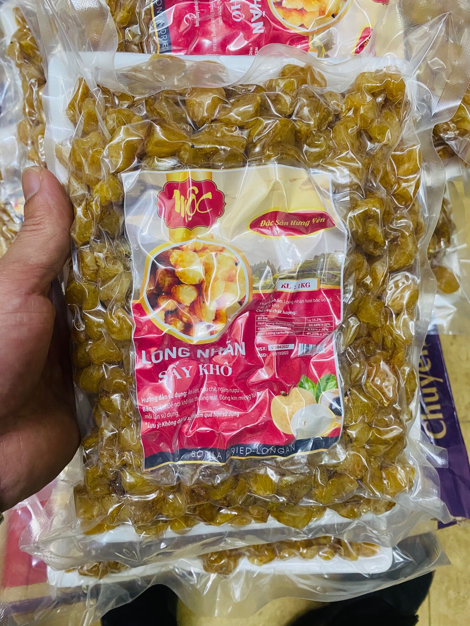 1Kg Long Nhãn Sấy Khô - Đặc Sản Hưng Yên