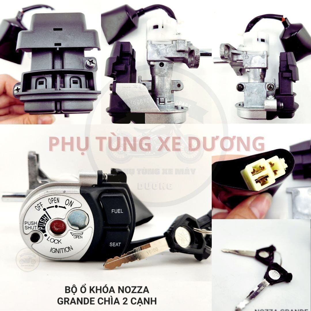 Bộ ổ khoá xe Noza Gander bảo hành 3 tháng