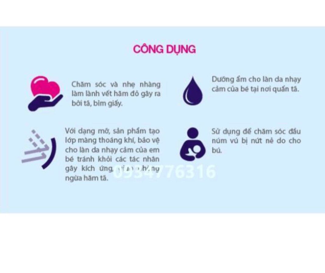 Bepanthen Balm kem mỡ chống hăm tuýp 30g