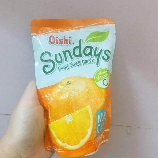 Combo 10 túi nước trái cây Oishi 190ml ( mix vị)