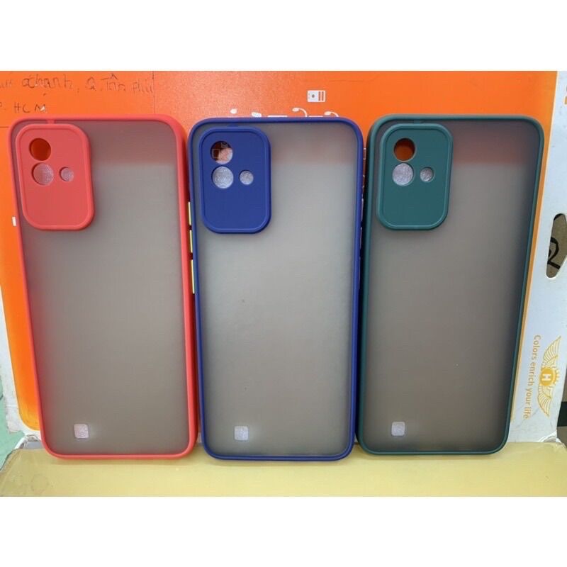 Ốp lưng Realme narzo 50i / C11 2021 viền dẻo màu lưng nhám bảo vệ Camera
