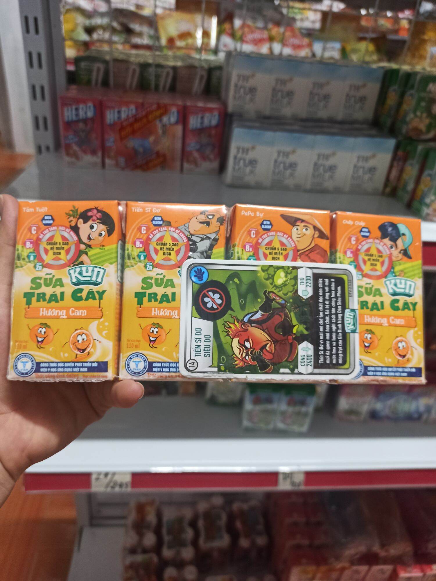 Sữa kun hương cam 110ml