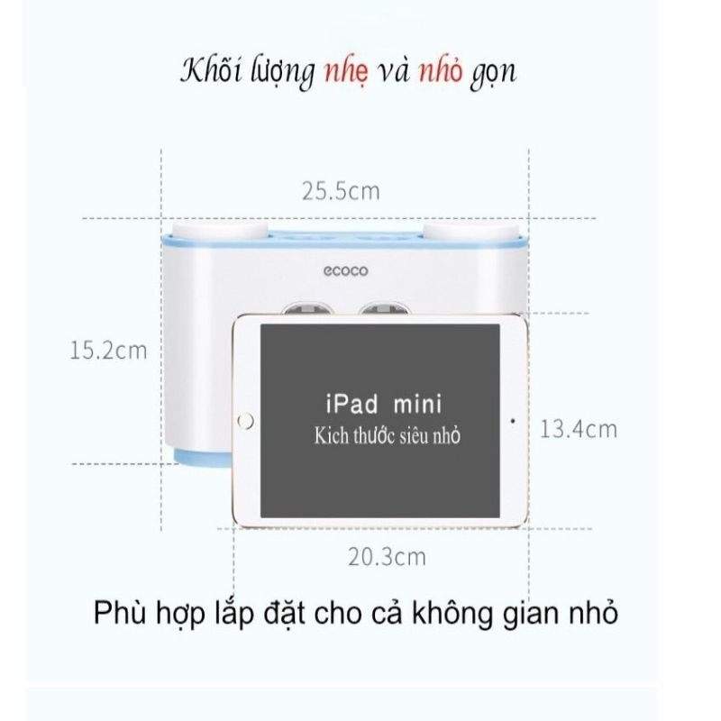 [ HÀNG CHÍNH HÃNG] Nhả kem ECOCO 4  cốc sang trọng tiện dụng