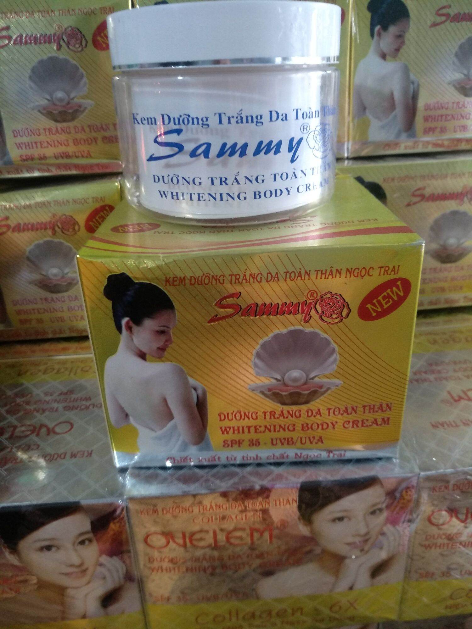 Kem sammy trắng da toàn thân 120g