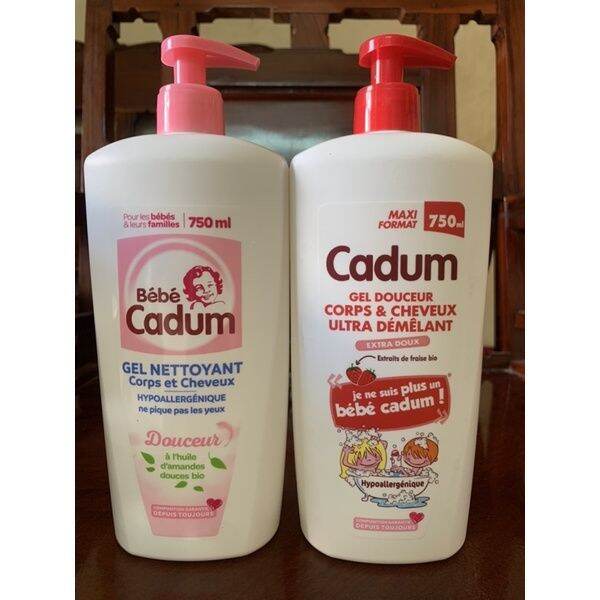Sữa tắm gội cho bé Cadum Pháp 750ml